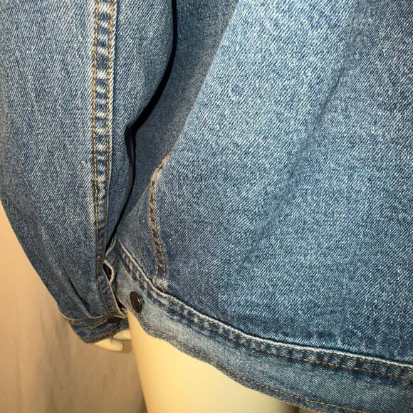 Vintage 1980s–90s Denim Gear Jean Jacket Made in Hong Kong — Size Large — Classi - Picture 8 of 11